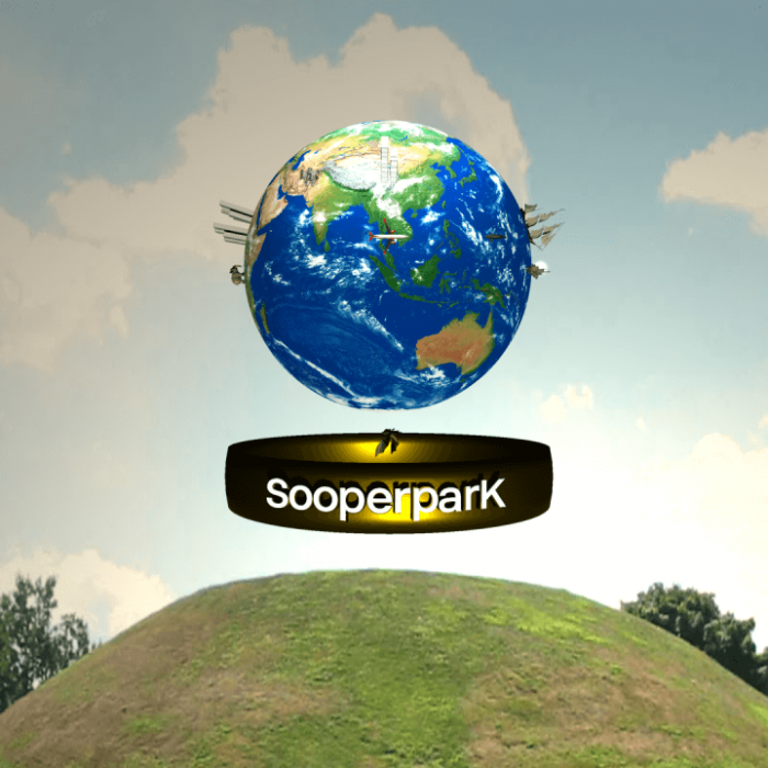 SooperparK logo in AR @ Sayajibaug